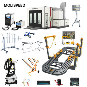 MOLISPEED Auto Body Frame Machine Spray Booths One Stop Auto Repair Equipment Solution