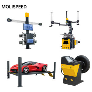 MOLISPEED Sale A Full Set Of Car Lift 3d Wheel Alignment Tire Changer Machine And Wheel Balancer Combo